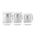 CQININI Travel Bottles & Containers Cream Jar Vacuum Bottle Empty