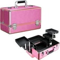 thumbnail image 1 of VER Beauty Makeup Train Case 6 Extendable Trays with Lock and Keys Cosmetic Organizers, 1 of 6