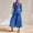 Blue plus size 2 piece set a1, variant on Women Plus Size 2 Piece Set V Neck Long Sleeve Blazer Wide Leg Pants Matching Casual Outfits Solid Basic Lounge Suits Business Travel Office Clothes, Coffee M