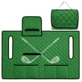 thumbnail image 5 of Whosucclay 4 Pockets Golf Cart Towel Blanket for Club Car Club Cars, Easy Carry Golf Cart Seat Covers Travel-friendly Golf Cart Seat Blanket, Golf Club Print, 5 of 9