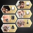 thumbnail image 3 of Mugo Beard Trimmer Kit,Professional Hair Clipper Trimmer,Mens Grooming Kit for Nose Ear Body Face Mustache -180 Mins Shaving,Electric Shaver,6 in 1 Beard Grooming Kit, 3 of 5