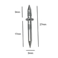 thumbnail image 2 of Dvkptbk Traceless Nail Two-way Thread Solid Wood Double-headed Claw Nail Sleeve Hole-free Fixed Invisible Skirting Two-way Traceless Nail Traceless Nail, 2 of 5