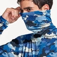 thumbnail image 7 of Hoodies for Men UPF 50+ Sun Protection Hoodie Long Sleeve Fishing Hiking Shirt with Face Mask L, 7 of 7