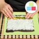 thumbnail image 4 of EeaseMX 3 alfombrillas para enrollar sushi, almohadillas para hacer sushi, cortina de plástico, utensilios caseros para sushi, 4 of 7