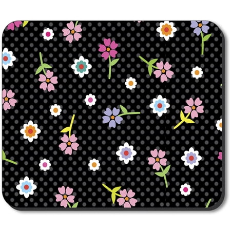 Art Plates Mouse Pad - Flowers & Polka Dots price history on PriceWatchPro