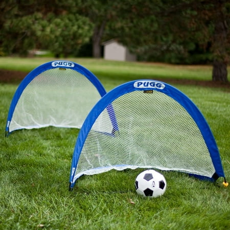 PUGG Classic 4 Foot Pop Up Soccer Goal Pair (Includes set of 2 goals and Carry