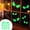 A, variant on Glow-in-the-Dark Horror Eyes Wall Stickers, 4.8x4.8 Inch Luminous Decals for Haunted House Window Room Indoor Outdoor Decor - 1Pc