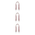 thumbnail image 3 of mmirethe Stylish Bag Strap Classic With Craftsmanship And Multi-Color Range PU Leather Winered 3Set, 3 of 6