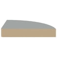 thumbnail image 5 of Estante Flotante de Esquina Casafoyer Gris 25x25x4 cm MDF, 5 of 5