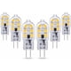 thumbnail image 1 of Bombilla LED G4 12V 2W Blanco cálido 3000K 200LM G4 10W 20W Equivalente a halógeno No regulable Bi-Pin G4 12V LED AC DC para lámpara de mesa de araña Paquete de 6 JAMW Sencillez, 1 of 5