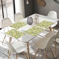thumbnail image 4 of Placemats Set of 4, Floral Lemon Place Mats Summer Fruit Green Leaves Tablemats Washable Placemat Table Decoration for Kitchen Table Dinner Party Home Decor Indoor Outdoor 13x19 Inch, 4 of 9