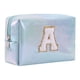 thumbnail image 1 of Neceser de maquillaje alfabeto bordado - PU, gran capacidad y con estilo - para viajes, neceser y bolso de mano, 1 of 2