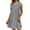Gray, variant on Kaemgyyd Women's Summer Dresses Solid Color Loose Sleeveless Tank Dress Crew Neck High Waist Tiered Sundresses Beach Clothes