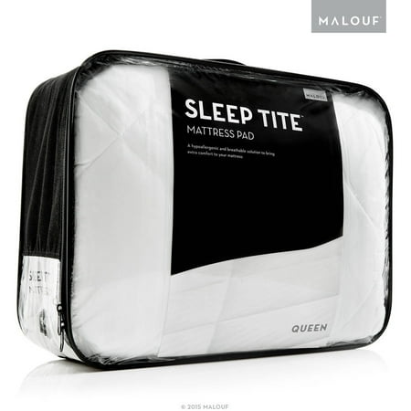 Quilted Mattress Covers - Sleep Tite Quilted Mattress Pad, Filled with Gelled Microfiber