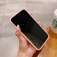thumbnail image 5 of Wallet Phone Case Compatible with iPhone 12 Mini, Handmade Purse Protective Business Style Hard Case Cover with Slide Camera Lens Protector (Pink, iPhone 12 Mini), 5 of 7