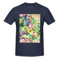 thumbnail image 4 of Bingfone Watercolor Blooming Cactus Men'S Loose Fit Short-Sleeve Pocket T-Shirt, 4 of 7