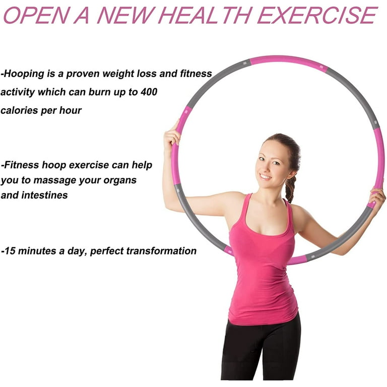 Weighted Hula Hoop Benefits for Fitness, Weight Loss, Core Strength