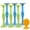 Orange; Blue; Green, variant on ZhuoChiMall Sucker Darts Throwing Game Set, Silicone Suction Cup Toys, Safe Indoor Outdoor  Play Game for Kids and Family