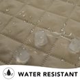 thumbnail image 4 of Housse de Sofa Matelassée Réversible 4 Places, Protecteur de Meuble Résistant à l'Eau, Housse de Canapé Lavable avec Mousse Antidérapante et Sangles Élastiques pour Enfants, Chiens, Animaux (XX Grand, Beige/Beige), 4 of 7