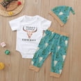 thumbnail image 2 of Baby Clothes Boy Toddler Boys Set Kids Unisex Summer Cotton Cow Print Short Sleeve Basketball 12 18 24 Month 3T 4T 5T Outfits Children Clothing 2-Piece, 2 of 8