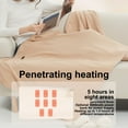 thumbnail image 4 of Hearth & Gear Heated Shawl Wraps For Portable USB Heated Blanket Shawl Corded Wearable Blanket Soft Zipper Shawl Wraps Fast Heating Blanket With 8 Heating And 3 Heating For Outdoor Home Exercise Steps, 4 of 7