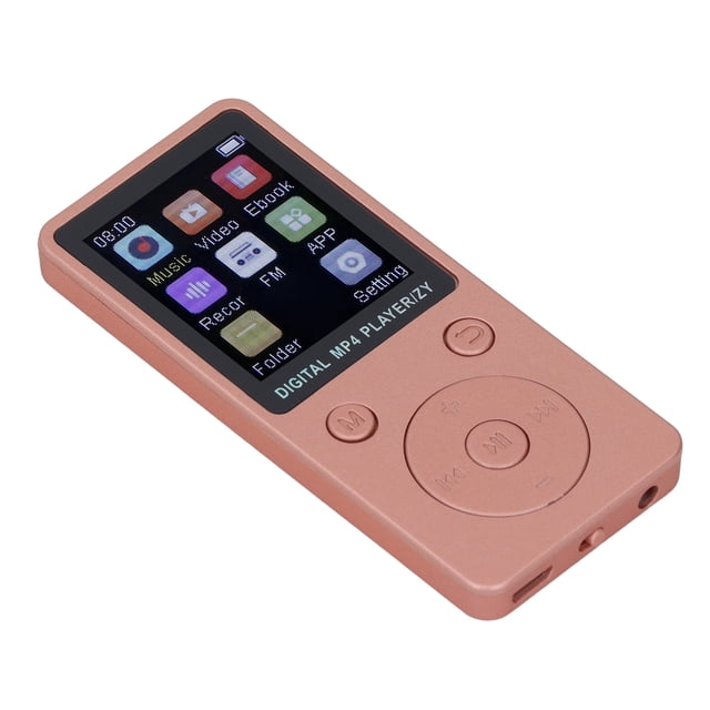 Reproductor mp3/mp4 de 16 gb, reproductor de música con 5.0, Pantalla A Color de 1,8 Pulgadas, Reproductor de Música y Vídeo Portátil, Grabación de Voz,