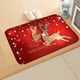 thumbnail image 4 of Felpudo rojo de Navidad para decoración del hogar, felpudo antideslizante de Santa Claus, alce, cocina y baño, 2023, 4 of 4