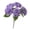 Purple , variant on Artificial Hydrangea Silk Flowers with Stems, 18.5" Rose Purple Faux Hydrangeas Bouquet, Suitable for Shady Places & Waterproof Fake Flower for Outdoor Wedding Home Decor
