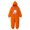 Orange#9527, variant on BOOMNY Halloween Unisex Men Womens Flannel Onesie Pajamas Hallowmas Pumpkin Ghost Graphic Long Sleeve Hooded Pjs Jumpsuit Cozy Warm Loungewear Homewear