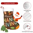 thumbnail image 7 of Cauagu Happy Thanksgiving With Gnome for Christmas Stockings,1-Pack Large Xmas Stocking Holiday and Farmhouse Stocking Fit for Christmas Holiday Party Decoration(17.7*11 Inch), 7 of 7