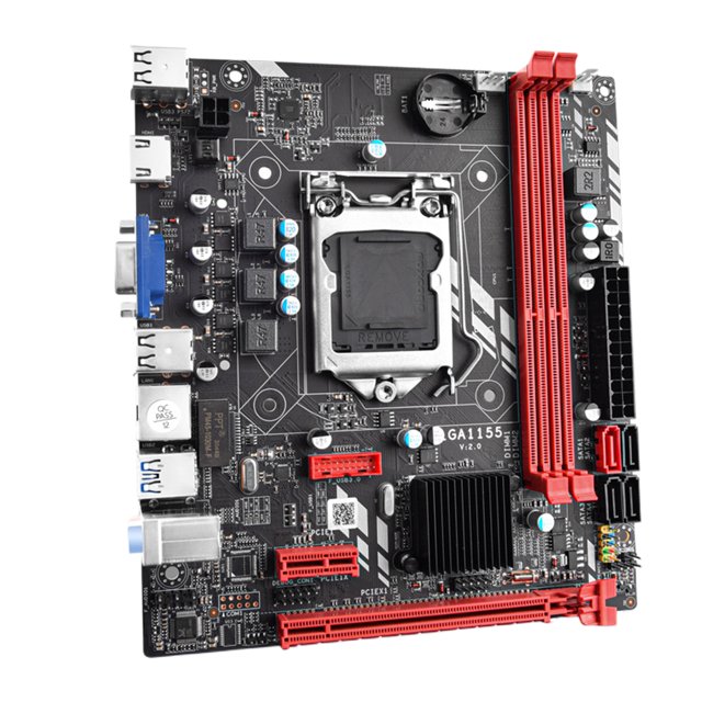 LGA1155 placa base de escritorio 100M tarjeta de red B75M placa base para Core I3 I5 I7 Tmvgtek Para estrenar