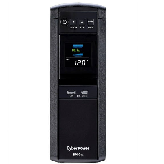 Restored CyberPower GX1500U-R Gaming 1500VA 12 Outlets LCD UPS (Refurbished)