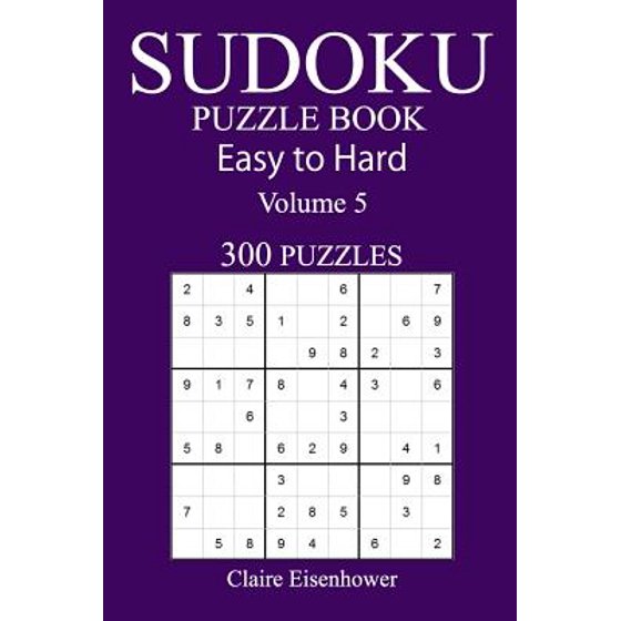 300 Easy To Hard Sudoku Puzzle Book Volume 5 - 