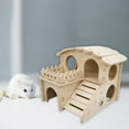 thumbnail image 6 of Gazechimp Hamster House Fun Habitat Decor Hideaway Cage Accessories, Gerbil House 14cmx13cmx12.5cm, 6 of 8