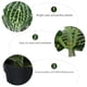 thumbnail image 2 of Fittonia artificial de escritorio para decoración de interiores y exteriores, plantas artificiales de plástico en maceta., 2 of 5