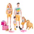thumbnail image 1 of Juego de muñecas familiares Familydolls con casa de muñecas para mascotas de 3 a 12 años, 1 of 8