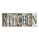 thumbnail image 1 of Letras Decorativas Para La Pared De La Cocina De Estilo Rústico Letras Decorativas De Madera Para La Pared Del Hogar, 1 of 6