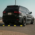 thumbnail image 6 of ZoneTech 72" Heavy Duty Rubber Parking Curb with Yellow Reflective Tape, 6 of 7