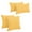 Lemon Yellow, variant on Double-corded Solid Outdoor Spun Polyester Throw Pillows with Inserts (Set of 4), Lemon