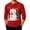Blue -AZ60, variant on Lumtrix Merry Christmas xmas santa graphic Shirt for Men Funny Christmas Print Long Length Sleeve Tee Winter Holiday Family Party Shirts Black XL