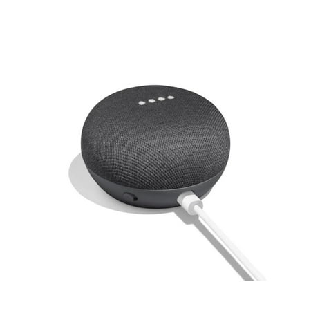 Google Nest Mini 1st Generation Bluetooth Speaker (International Version) with US Power Adapter (Slate Black)