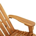 thumbnail image 7 of Carevas Adirondack Patio Chair with Cushions Solid Wood Acacia, 7 of 7