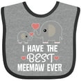 thumbnail image 3 of Inktastic Best Meemaw Ever Grandkids Gift Boys or Girls Baby Bib, 3 of 4
