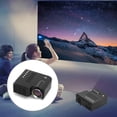 thumbnail image 4 of Mini proyector LED Interfaz de hogar portátil de alto rendimiento con reproductor Audio Media AV TF USB Video con Eigraketly EL014412-00, 4 of 5