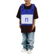 thumbnail image 3 of Chaleco de Malla de Aprendizaje para Niños con Bolsillos de Malla Letras y Números Material Didáctico Poliéster Suave Multifuncional para Juegos y Actividades, 3 of 8