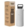 thumbnail image 4 of Healthy Human Stainless Steel Water Bottle | Double Walled Vacuum Insulated Water Thermos for Adults | Eco-Friendly Travel Bottles with Leak Proof Lid (Pure White, 32 oz/ 946 ML), 4 of 5