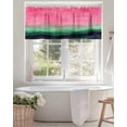 thumbnail image 4 of Valances for Windows Valance Rod Pocket Light Filtering Short Window Treatments Curtains for Kitchen Bathroom Living Room Bedroom, 1 Panel, 54 x 18 Inch, 4 of 7