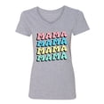 thumbnail image 2 of Wild Bobby Mama Mama Mama Women Standard V-Neck Tee, 2 of 6