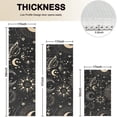 thumbnail image 4 of Black Gothic Sun Planet Pattern Kitchen Rugs Sets Of 3,Kitchen Runner Rugs Non Skid Washable,Decorative Kitchen Floor Mats for Kitchen,Sink,Laundry,17"x30"+ 17"x47" + 17"x59", 4 of 6