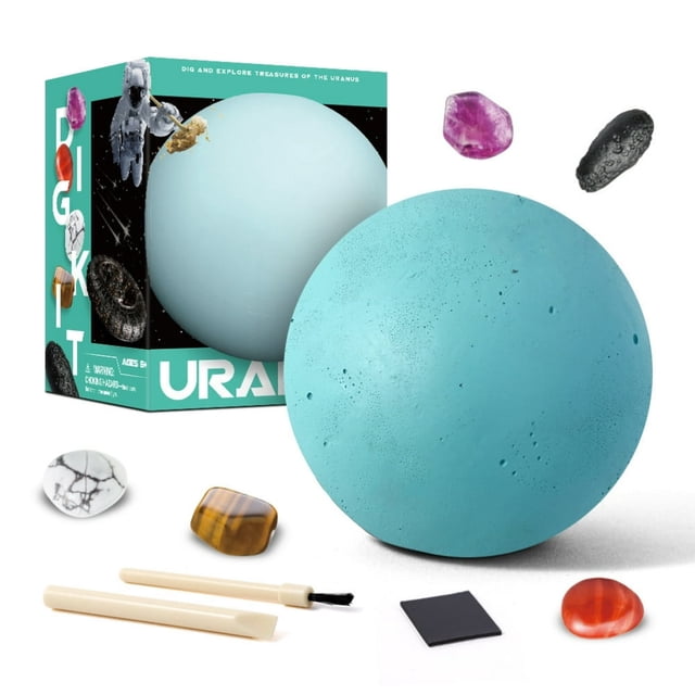 Science Educational Toys for Kids Gemstone Dig Kit Solar System Eight Planet Explore Gems Dig Kit